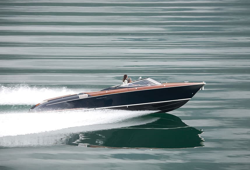 Riva Aquariva Super on Lake Garda