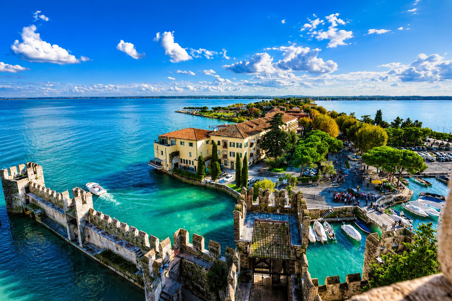 Sirmione and the Scaliger Castle, Lake Garda